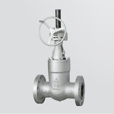 Pressure self sealing gate valve